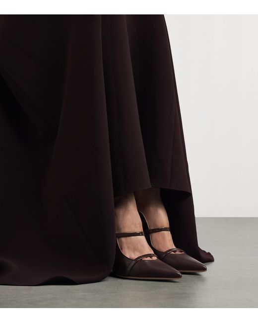Malone Souliers Brown Leather Maureen Mules 100
