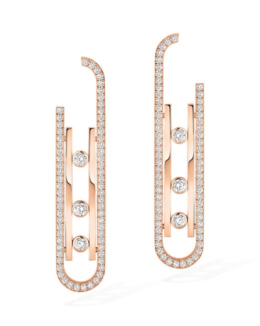 Messika Metallic Move 10Th Birthday And Diamond Move Earrings