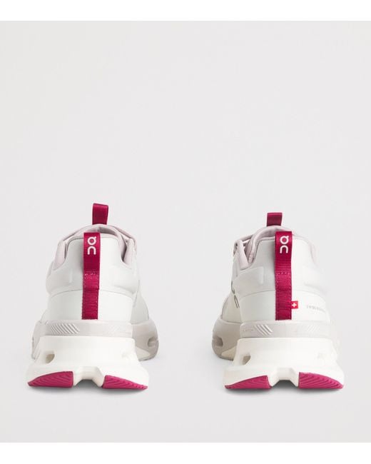 On Shoes White Cloudnova X Trainers