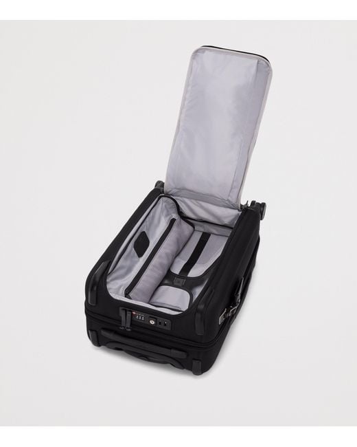 Tumi Black Alpha 4 Dual Access Expandable Cabin Suitcase