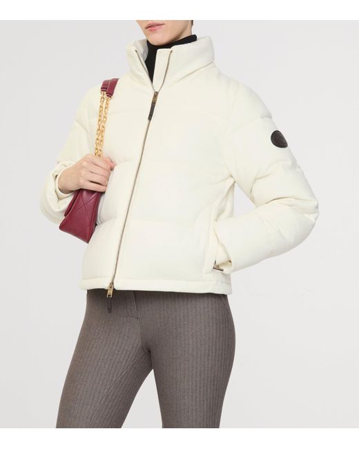 Burberry Natural Cashmere Puffer Jacket