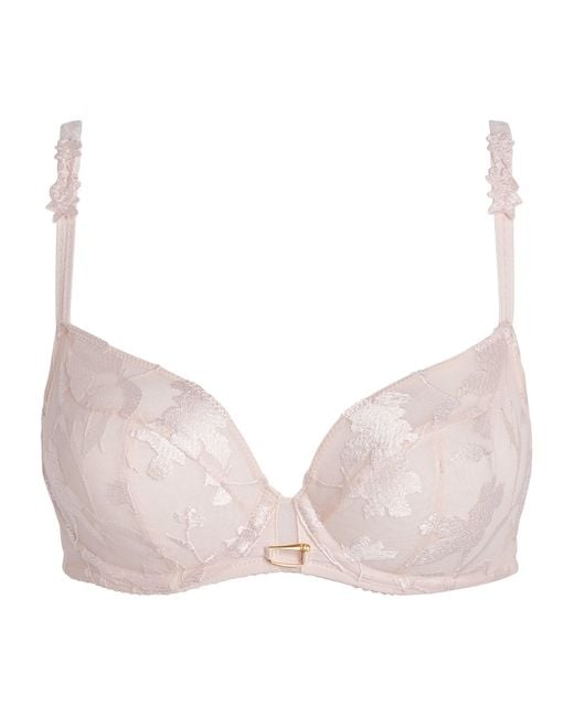 Chantelle Pink Lace Idyll Underwired Bra