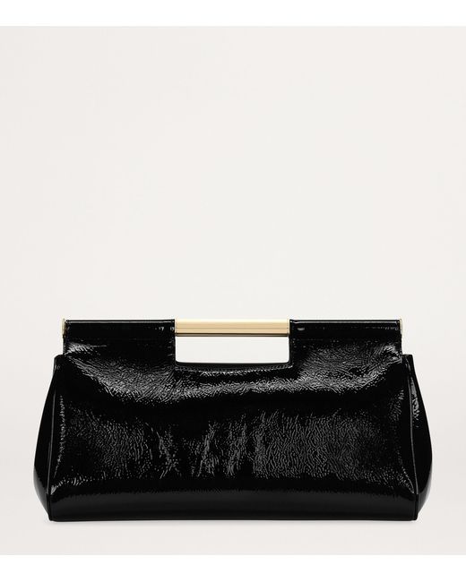 Dolce & Gabbana Black Leather Sicily Clutch Bag