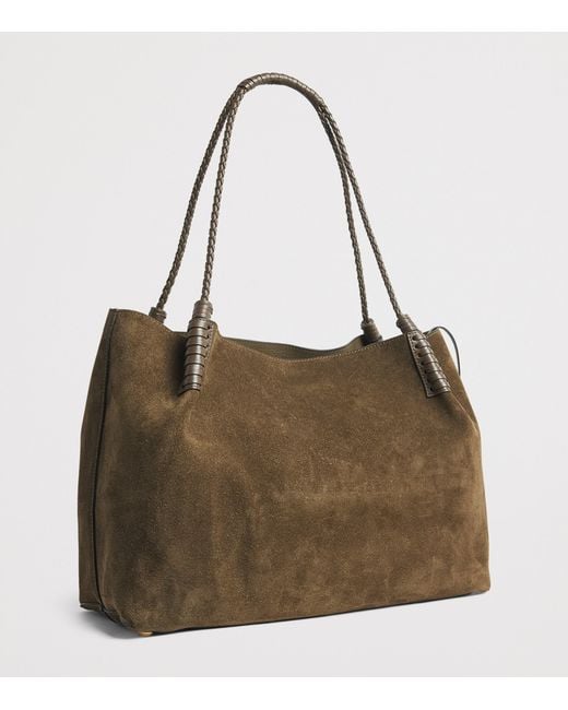 Etro Brown Medium Suede Libra Shoulder Bag