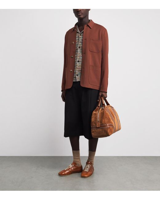 Paul Smith Brown Wool Overshirt for men
