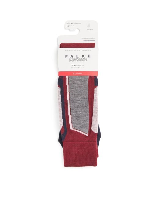 Falke Red Sk4 Skiing Socks