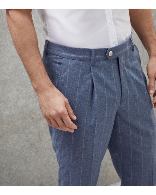 Cashmere hotsell striped trousers