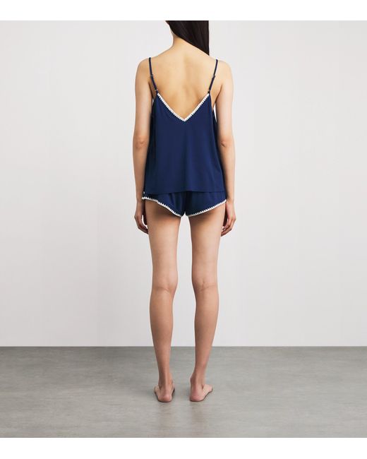 Eberjey Blue Frida Pyjama Set