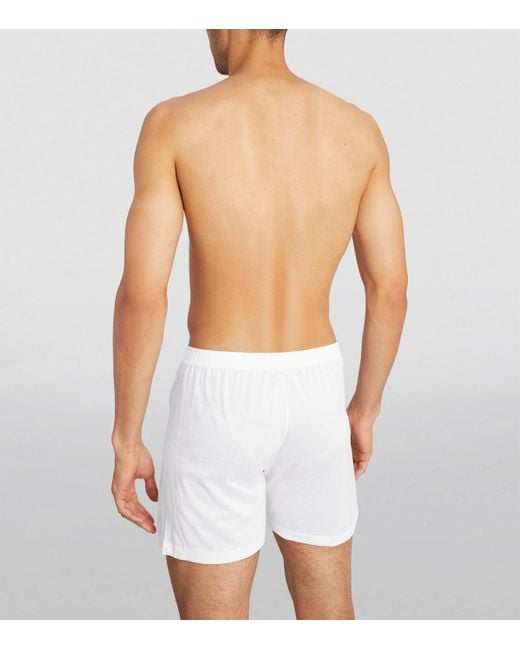 Zimmerli of Switzerland White 252 Royal Classic Boxers for men