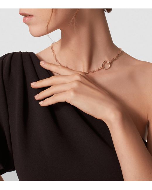 Cartier Metallic And Diamond Juste Un Clou Necklace (51Cm)