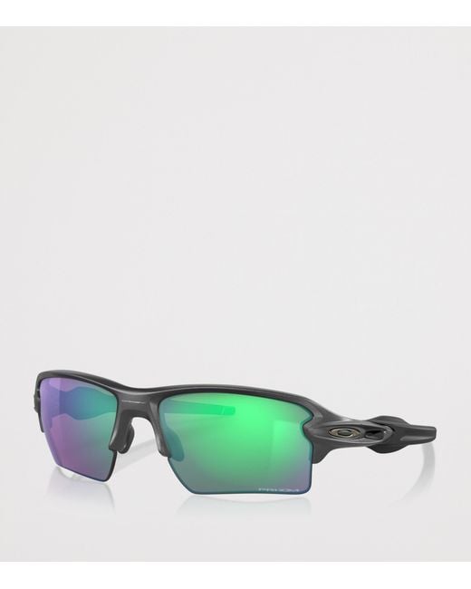Oakley Green Flak 2.0 Xl Rectangle Sunglasses