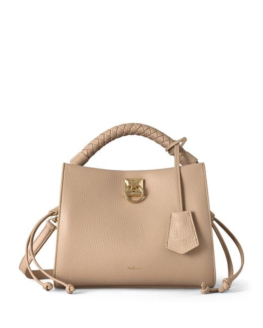 Mulberry Natural Small Leather Iris Shoulder Bag