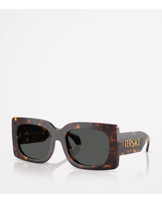 Versace Gray Square Sunglasses