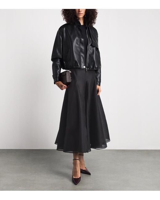 Herskind Black Greta Silk Skirt