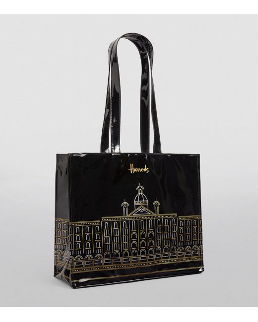 Harrods black tote bag hotsell