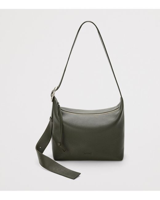 Loewe Metallic Leather Loop Shoulder Bag for men