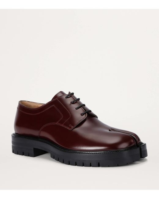 Maison Margiela Brown Tabi County Derby Shoes for men