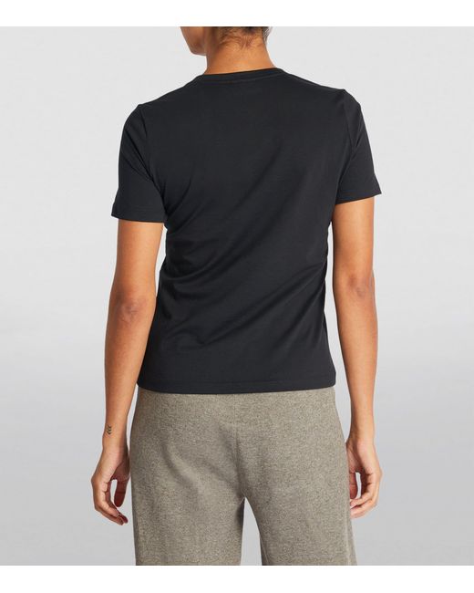 Falke Black V-Neck T-Shirt