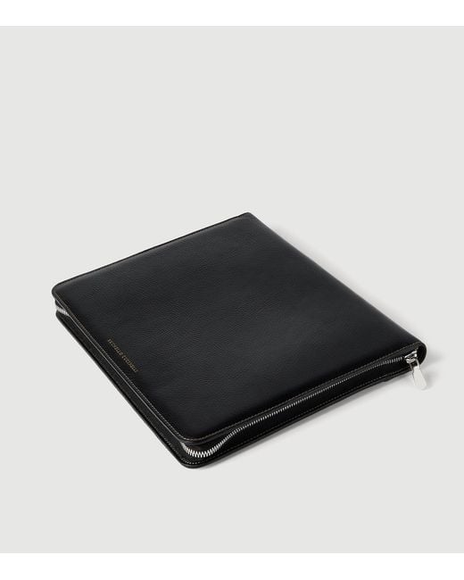 Brunello Cucinelli Black Calfskin Document Holder for men