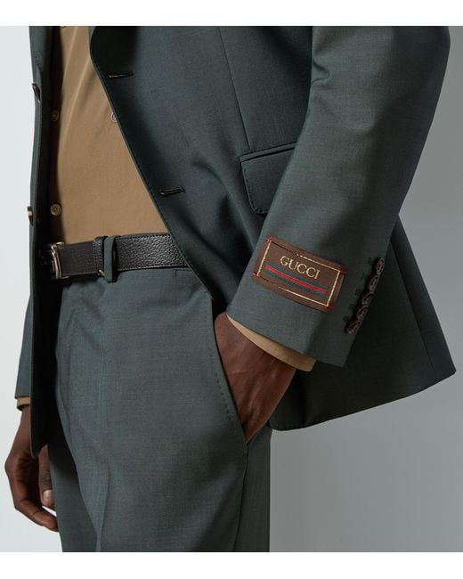 Gucci Green Wool 2-piece Suit for men