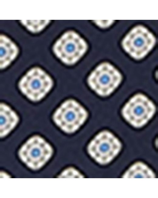 Saint Laurent Blue Silk Floral Print Cravat for men