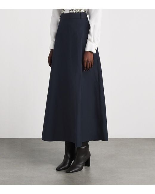 Max Mara Blue Maxi Skirt