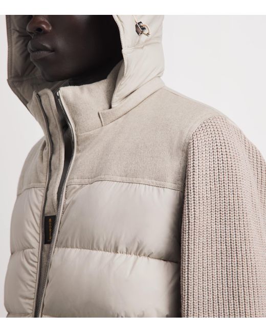 Moorer Natural Down Allori Hybrid Jacket for men