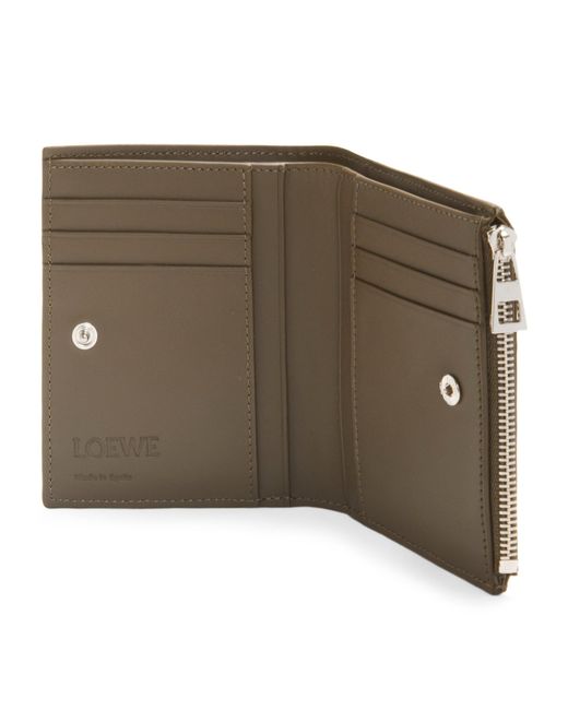 Loewe Brown Leather Anagram Bifold Cardholder for men