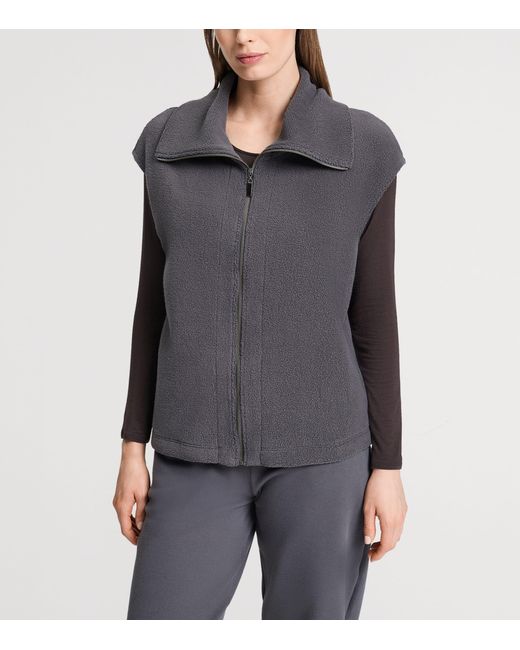 Hanro Gray Fleece Gilet