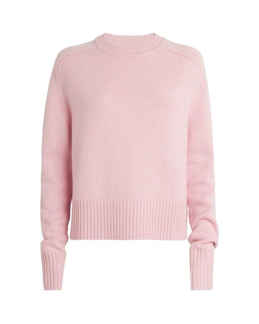 Maje Pink Cashmere-Blend Megiva Sweater