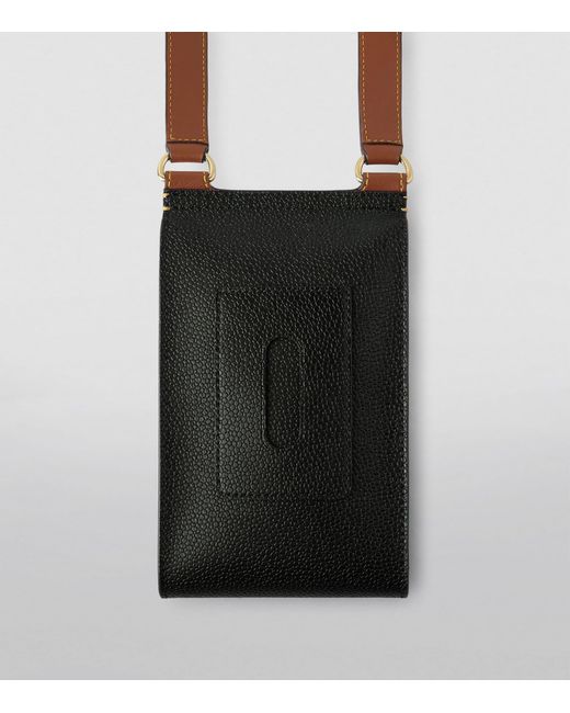 Mulberry Brown Leather Mini Antony Pouch for men