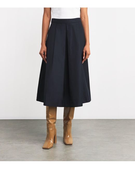 MAX&Co. Blue Corollo Midi Skirt