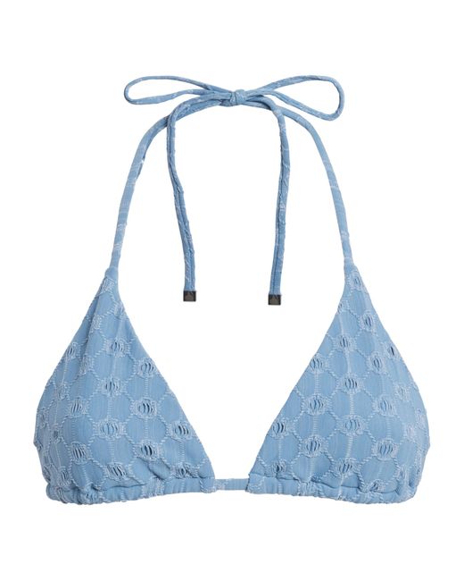 Devon Windsor Blue Elis Triangle Bikini Top