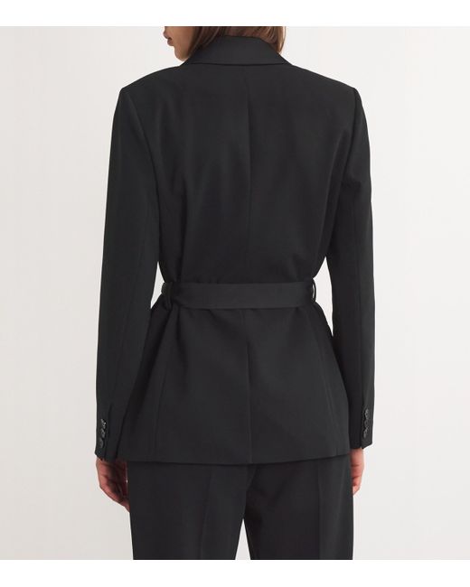 Claudie Pierlot Black Belted Blazer