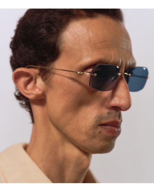 Matsuda Blue M5004 Square-Frame Sunglasses for men