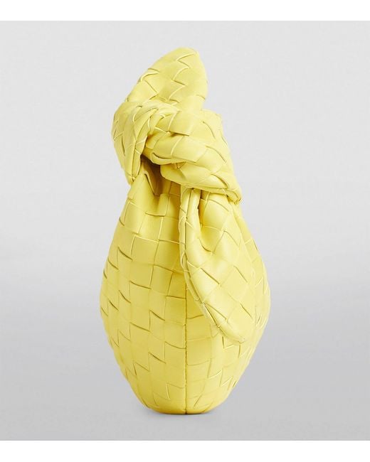 Bottega Veneta Yellow Mini Leather Jodie Bag