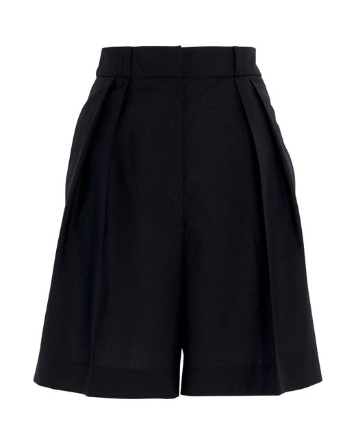 Rohe Blue Wide-leg Tailored Shorts