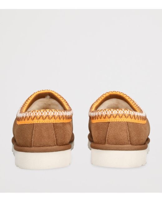 Ugg Brown Suede Tasman Slippers for men