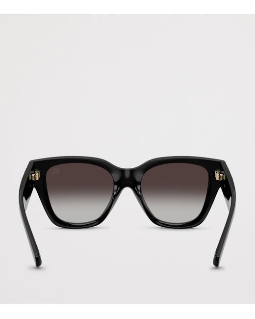 Burberry Black Injected Be4489U Square Sunglasses