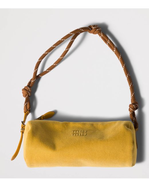 Miu Miu Natural Gabardine Pouch