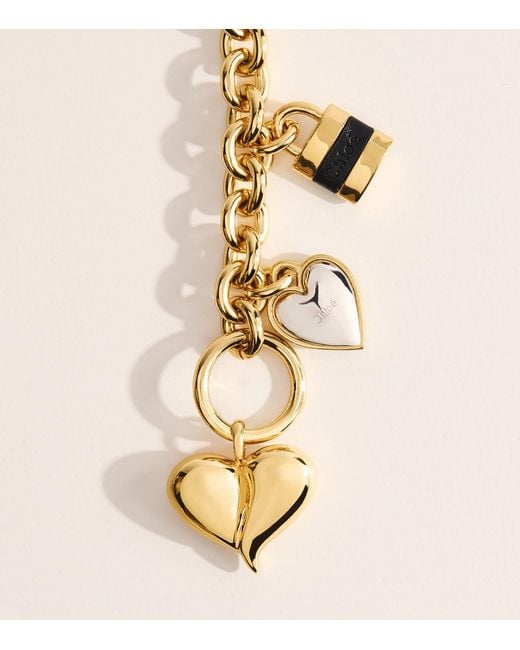 Chloé Metallic Paddington Charms Bracelet