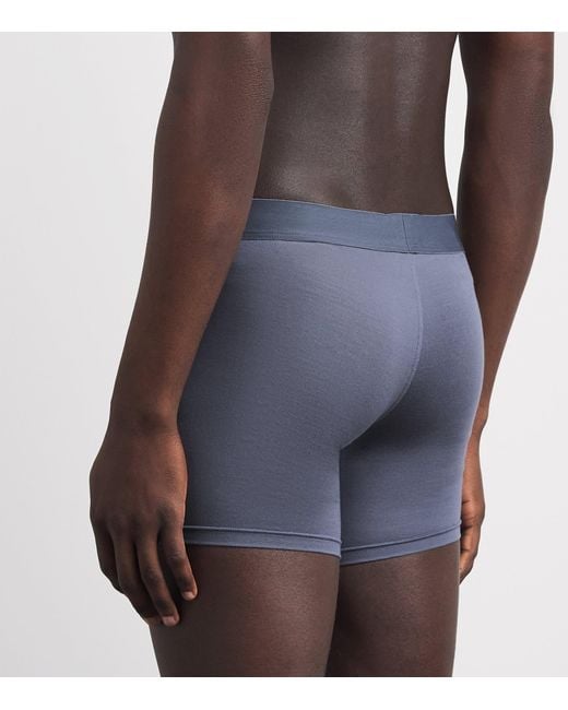 Zimmerli of Switzerland Blue 700 Pureness Boxer Briefs for men