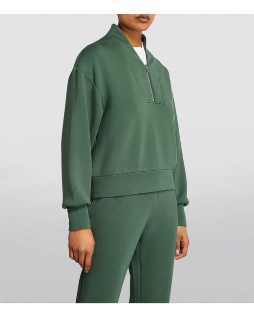 Varley Green Half-zip Davidson Sweatshirt