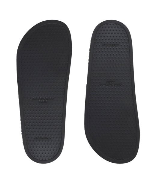 Givenchy Black Logo Slides for men