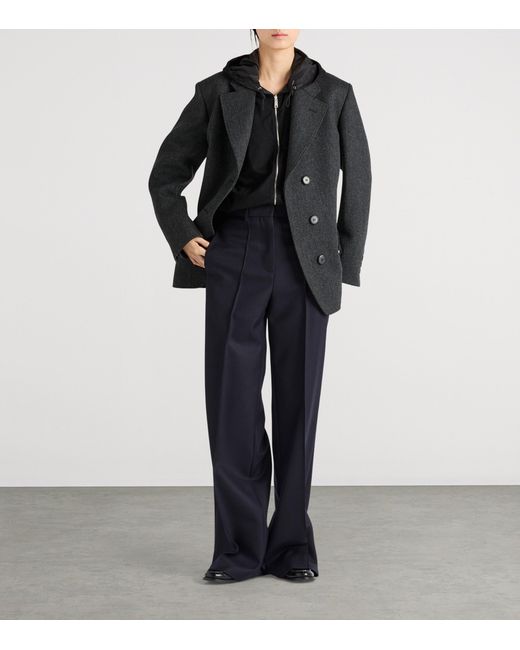 Prada Black Cotton Reversible Hoodie