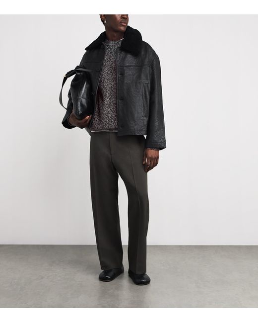 Studio Nicholson Gray Lambswool Hemyl Sweater for men