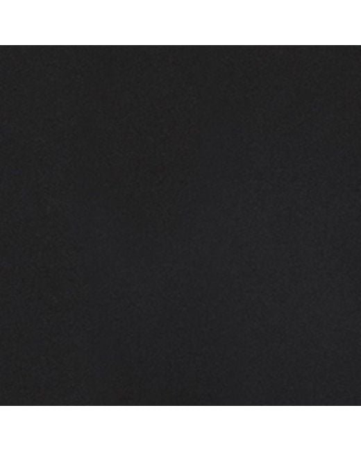 Burberry Black Cotton Check-Piping Slim T-Shirt