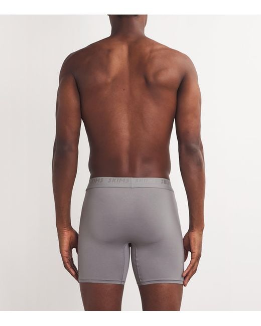 Skims Black Stretch Boxer Briefs for men