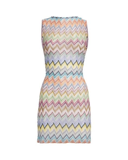Missoni Multicolor Zigzag Mini Dress