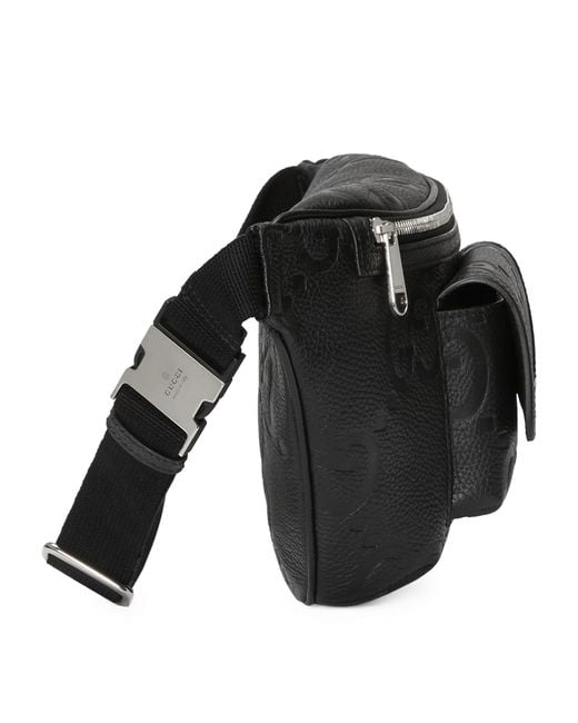 Gucci Black Jumbo Gg Belt Bag